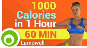 burn 1000 calories in 1 hour you
