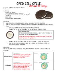 This task card can be used for remote learning or in class as a small group or individual activity. Cell Cycle Oreo Mitosis Lab By Get Wise With Weissert Tpt