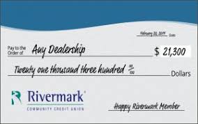 If the person is incapacitated or ev. Rivermark Community Credit Union Makes Car Loans Easy With Blank Checks For Members Northwest Credit Union Association