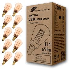 Das lohnt sich dann, wenn man viele verbraucher umrüstet; Vintage Design Led Lampe Zur Stimmungsbeleuchtung E14 St45 Edison Gluhbirne 2w 65lm 1800k Extra Warmweiss 320 230v Flimmerfrei Nicht Dimmbar 2 Jahre Garantie Greenandco De