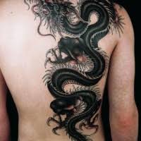 Maybe you would like to learn more about one of these? Big Black Dragon Tattoo On Back Tattooimages Biz