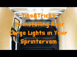 Outdoor lighting transforms an outdoor space into an extra 'room' that can be used long after darkness falls. How To Install Rear Cargo Lights In A Sprinter Van On The Cheap Youtube