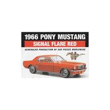 Image result for Signal Flare Red 1966 Mustang