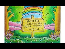 Grafisae tutorial photoshop mengubah foto menjadi gambar karikatur via grafisae.com. Cara Menggambar Poster Lingkungan Youtube