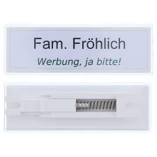 Burg wächter briefkasten namensschild vorlage. Brild Briefkastenschild Namensschild Universal Weiss Briefkasten Sicherheitstechnik Tonitec Gmbh