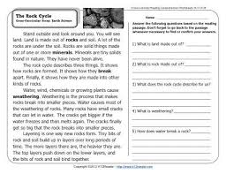 Students learn some interesting facts and answer the accompanying study questions. The Rock Cycle 2nd Grade Reading Comprehension Worksheets