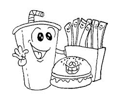 Food coloring drink painting art art background beverage painting art kunst paintings. Fast Food Burger With Drink Coloring Page Food Coloring Pages Cute Coloring Pages Coloring Pages For Kids