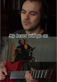 Recordando este hermoso clásico de Celine Dion #celinedion #titanic  #jacksawson #rose #myheartwillgoon #strandbergguitars