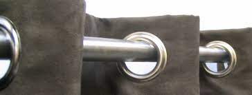 The curtain rod stays in place with i pull the curtains open and close. Eyelets For Curtains Available Now Hanolex