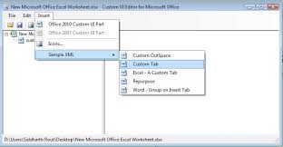 Microsoft excel logo png microsoft excel is a. How To Add A Custom Ribbon Tab Using Vba Stack Overflow
