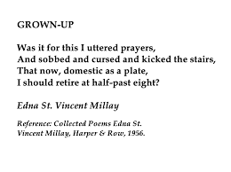 Edna St Vincent Millay American Writer Edna St Vincent Millay Edna Short Poems