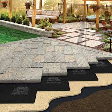 Paver patio materials cost $4 to $6 per square foot to lay on average, which includes the pavers and all the base materials such as class ii road base gravel, geotextile fabric, concrete bond beam or edging, bedding sand, and joint sand. Easier Paver Patio Base That Will Save Your Back Diy Family Handyman