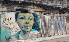He infuses his frescoes a wild spirit which becomes unpredictable through the use of his splashing techniques. Discovering Street Art In Asia Expert Abroad