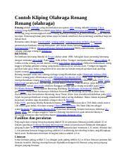 Check spelling or type a new query. Kliping Renang Docx Contoh Kliping Olahraga Renang Renang Olahraga Renang Adalah Olahraga Yang Melombakan Kecepatan Atlet Renang Dalamberenang Gaya Course Hero