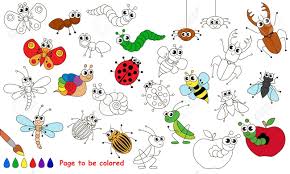 Las imágenes de paisajes para dibujar son una forma muy hermosa de crear lindas fotos dibujadas a tu gusto. Conjunto De Dibujos Animados Divertidos Insectos Pagina Para Ser Coloreada Ilustraciones Vectoriales Clip Art Vectorizado Libre De Derechos Image 74065204