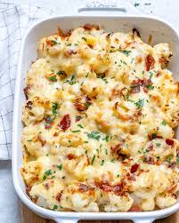 Healthier Cauliflower Gratin For A Delicious Side Dish Recipe Clean Food Crush Recipes Veggie Dishes