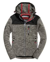 Superdry Storm Mountain Zip Hoodie Grey Fleece Denim Jacket Hoodie Outfit Men Mens Sweatshirts Hoodie