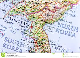 Die spannendsten sehenswürdigkeiten, die besten hotels, abwechslungsreiches nachtleben. Geographische Karte Von Sudkorea Und Von Nordkorea Mit Wichtigen Stadten Stockfoto Bild Von Europa Ziel 97847352