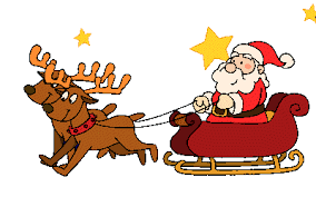 Babbo Natale Slitta Stelle Babbo Natale Natale Immagini Di Natale