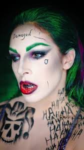 Joker-Inspired Halloween Makeup Tutorial