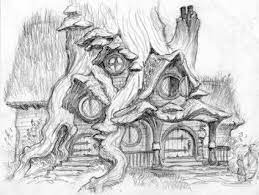 32 Trendy House Drawing Art Illustrations Fairy Drawings Art Drawings Fantasy Drawings