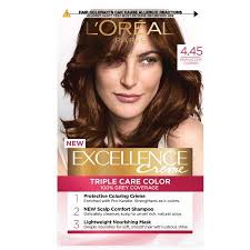 You can see the streaks of the color painted on her hair. Loreal Excellence Creme Hair Colour 4 45 Mahogany Copper Brown 1s Caring Pharmacy Official Online Store