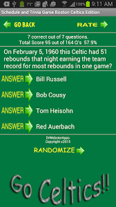 And the team that will give more right answer will be declared as winning team. Download Trivia Game And Schedule For Die Hard Celtics Fans Free For Android Trivia Game And Schedule For Die Hard Celtics Fans Apk Download Steprimo Com