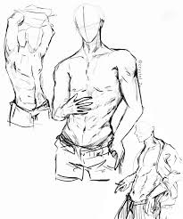 Look at the model for superficial anatomy, and question yourself on the boney and muscular landmarks below the skin. Male Anatomy Drawing Practice