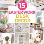 Here's a Cute Easter Desk Setup for Your Home Office - Twins ...
