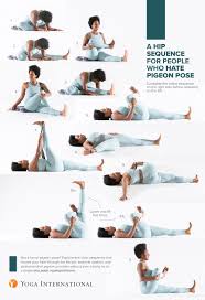 41 Best Yoga Exercises For Hips Pigeon Pose Yoga Pigeon Pose Hard Yoga