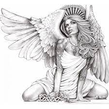 Angel Tattoos Crying Crying Angel By Mouse Lopez Tattoo Art Canvas Fine Art Print Engel Tattoo Vorlagen Tattoo Vorlagen Frauen Engel Kunst
