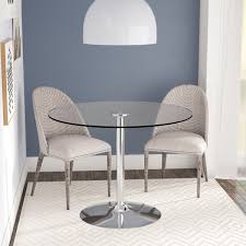 Our collection has dining furniture for any space. 54 In Round Glass Dining Table Wayfair