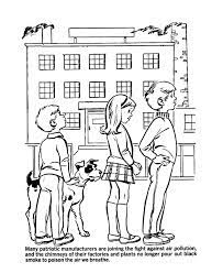 Earth Day Coloring Page Smokestack Air Polution Earth Day Coloring Pages Coloring Pages Earth Day