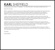 Learn how to send cover letter and cv by email. Prosecutor Cover Letter Sample Cover Letter Templates Examples
