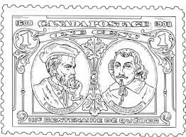 This activity can be copied directly into your google classroom, where you can use it for practice, as an assessment, or, to collect data. Mr Nussbaum Jacques Cartier And Samuel De Champlain Canadian Postage Stamp Coloring Page