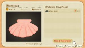 #acnh #acnh recipes #acnh furniture #acnh switch #acnh spoilers #acnh outfit #acnh memes i have the pink cute bed in acnh and i'm willing to trade. All Shell Diy Recipes Animal Crossing New Horizons Wiki Guide Ign