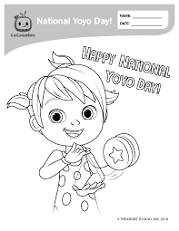 Your coloring book cocomelon coloring pages images are available in this page. Cocomelon Coloring Page Wednesday Did You Know That June 6 Is National Yoyo Day Have Fun Coloring Yoyo While Watching Our Video My Sister Song Https Www Youtube Com Watch V Qj01samlqdc T To
