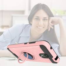 Wtiaw for:Wiko Ride Case,Wiko Ride Phone Cases (Boost Mobile),360 Degree  Rotating Ring Kickstand [TPU+PC Material] Hybrid Dual Layer Defender Case  for Wiko Ride-CH Rose Gold : Amazon.in: Electronics