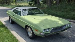 Image result for Dark Green 1973 Challenger