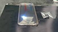 UV laser marking machine mark on the silicone phone case ...