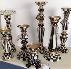 Black And White Candlesticks Pin By Hannahuuhaa On Candle Holders In 2020