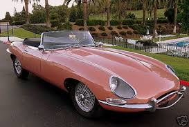 Jaguar E Type Series I 3 8l 1962 Dusty Pink Black Leather Interior 7 Copies Ordered By The Firm Estee Lauder From The Jaguar Factory Klassieke Auto S Auto S