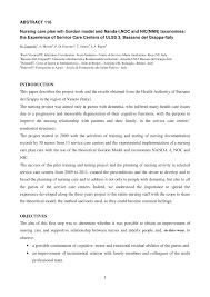 Pdf Nursing Care Plan With Gordon Model And Nanda I Noc And Nic Nnn Taxonomies The Experience Of Service Care Centers Of Ulss 3 Bassano Del Grappa