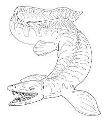 A few boxes of crayons and a variety of coloring and activity pages can help keep kids from getting restless while thanksgiving dinner is cooking. Mosasaurus Coloring Pages Learny Kids