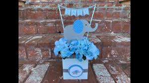 Centro De Mesa De Elefante Para Baby Shower Elephant Baby Shower Centerpiece Youtube