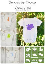 Baby Stencils Stencils For Onesie Painting Diy Onesie Etsy In 2021 Onesie Decorating Station Onesie Decorating Baby Shower Onesie