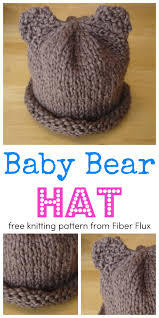 Patterns preceded by an asterisk (*) are in pdf format. Fiber Flux Free Knitting Pattern Baby Bear Hat For Preemie Newborn And Baby