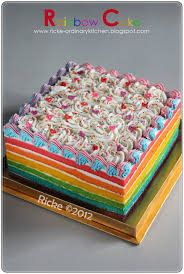 Bahan chocolate sponge cake (by yongki gunawan): Rainbow Cake For Mama Dhafa 1000 Aneka Resep Masak