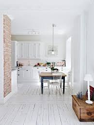 For brick flooring that's being installed over an existing wood floor, we recommend the installation of a 1/4 backer board. 25 Exposed Brick Wall Designs Defining One Of Latest Trends In Modern Kitchens