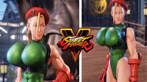 Street Fighter 5 mods Cammy breast modification - YouTube